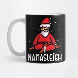 Namasleigh Yoga Funny Christmas Sweater Mug